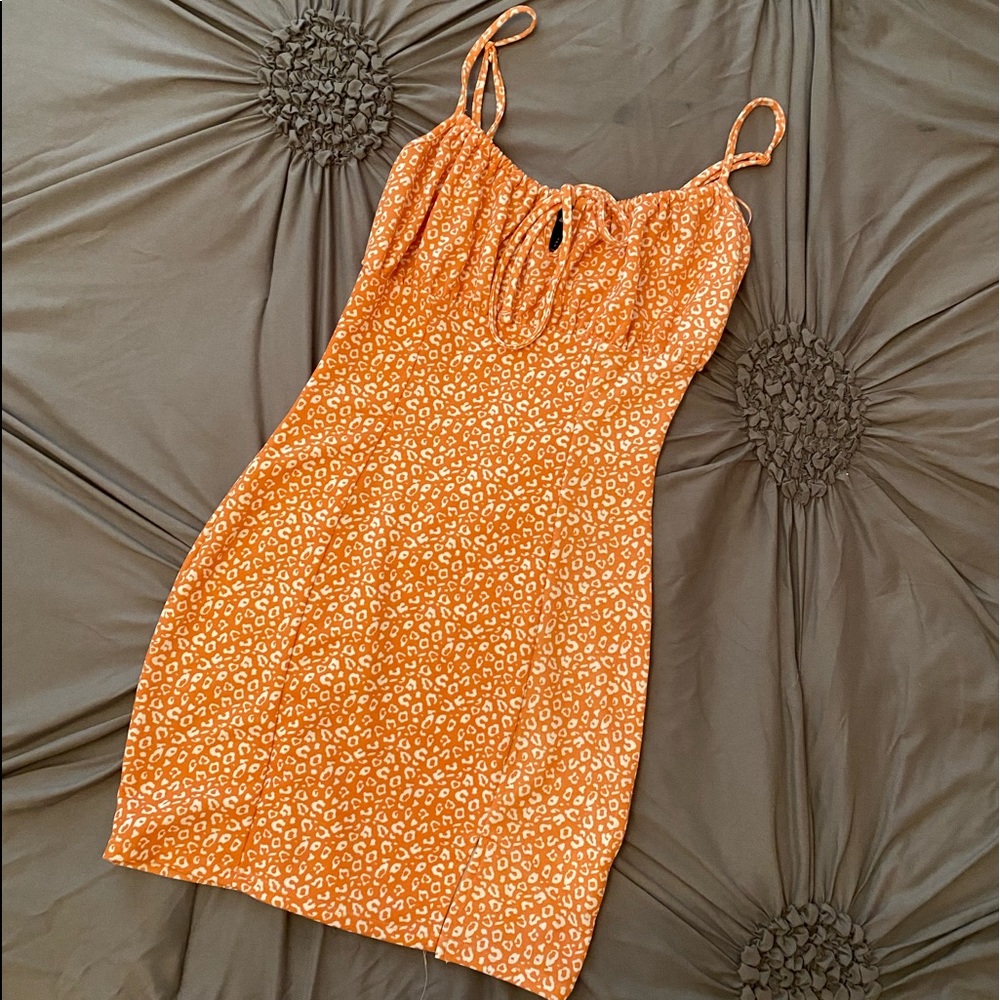 Cheetah print dress
